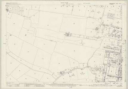 Cambridgeshire XLVII.1 (includes: Cambridge; Coton; Grantchester) - 25 Inch Map