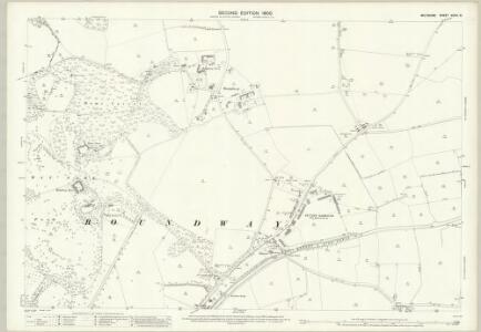 Wiltshire XXXIV.10 (includes: Bishops Cannings; Devizes; Roundway; Rowde) - 25 Inch Map