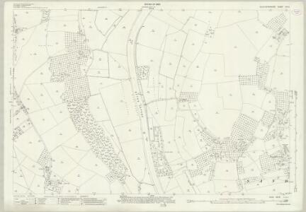 Gloucestershire XXV.2 (includes: Ashleworth; Hartpury; Maisemore; Sandhurst) - 25 Inch Map