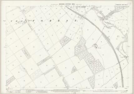 Cumberland XXXIX.6 (includes: Hesket) - 25 Inch Map