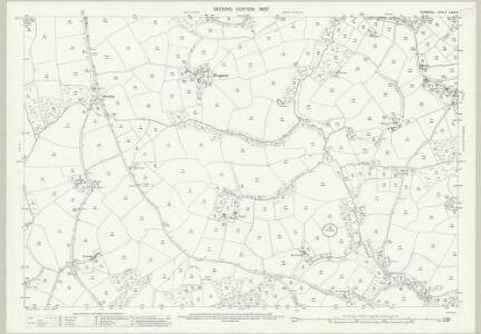 Cornwall LXXX.3 (includes: Cury; Mawgan in Meneage) - 25 Inch Map