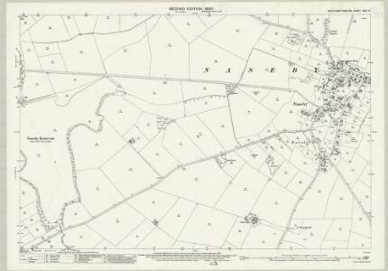Northamptonshire XXIII.14 (includes: Cold Ashby; Naseby; Thonby) - 25 Inch Map