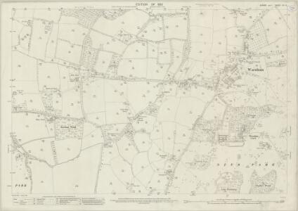 Sussex XIII.3 (includes: Slinfold; Warnham) - 25 Inch Map