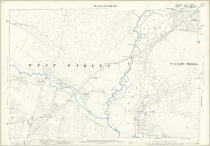 Hampshire and Isle of Wight LXXVIII.1 (includes: Hampreston; St Leonards and St Ives; West Parley) - 25 Inch Map