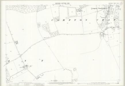 Wiltshire LXV.14 (includes: Compton Chamberlayne; Fovant) - 25 Inch Map