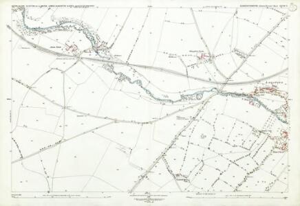 Gloucestershire XXVIII.12 (includes: Aston Blank; Bourton on the Water; Lower Slaughter; Upper Slaughter) - 25 Inch Map