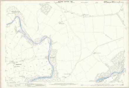 Durham X.16 (includes: Healeyfield; Muggleswick; Shotley Low Quarter) - 25 Inch Map