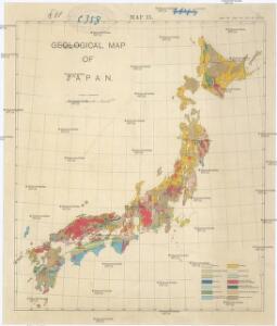 Geological map of Japan