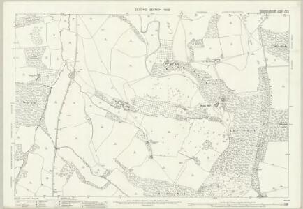 Gloucestershire XIV.6 (includes: Broadway; Buckland; Snowshill) - 25 Inch Map