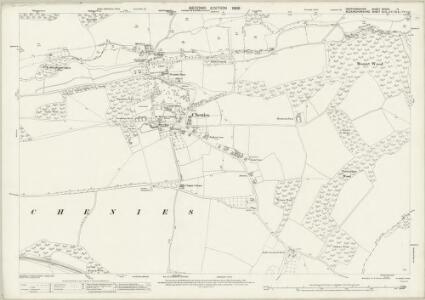 Hertfordshire XXXVIII.14 (includes: Chenies; Chorleywood; Flaunden; Sarratt) - 25 Inch Map