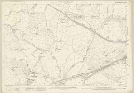 Glamorgan XXXV.14 (includes: Higher Coychurch; Llanharan; Llanilid; Pen Coed; Peterston Super Montem) - 25 Inch Map
