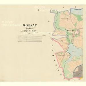 Kossau - c3364-1-001 - Kaiserpflichtexemplar der Landkarten des stabilen Katasters