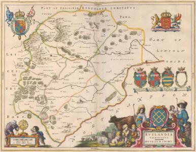 Rutlandia Comitatus. Rutland Shire. [Karte], in: Theatrum orbis terrarum, sive, Atlas novus, Bd. 4, S. 332.