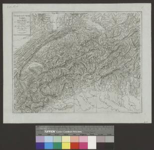 Geognostische Karte der Alpen in Savoyen und der Schweitz