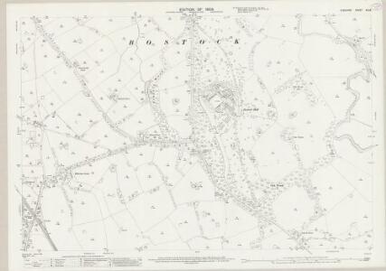 Cheshire XLI.6 (includes: Bostock; Byley; Moulton; Stanthorne; Whatcroft; Winsford) - 25 Inch Map