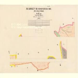Radomischl (Radomissle) - c6371-1-005 - Kaiserpflichtexemplar der Landkarten des stabilen Katasters