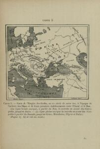 Carte de l’Empire des Goths, au 4e siècle de notre ère, à l’époque de l’arrivée des Huns et de leurs établissements entre l’Oural et le Don