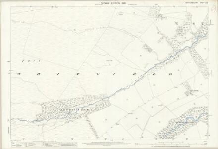 Northumberland (Old Series) CI.11 (includes: Whitfield) - 25 Inch Map