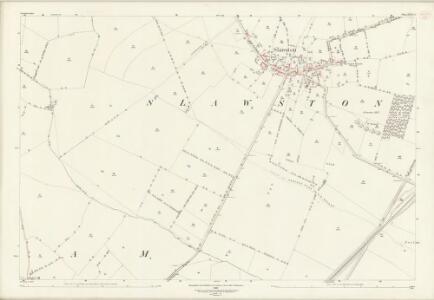 Leicestershire XLVI.6 (includes: Cranoe; Slawston; Welham) - 25 Inch Map