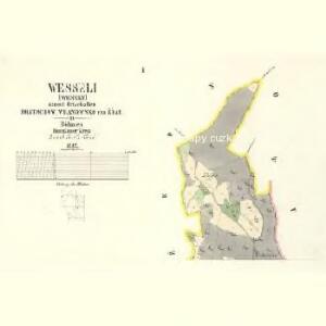 Wesseli (Wesely) - c8504-1-001 - Kaiserpflichtexemplar der Landkarten des stabilen Katasters