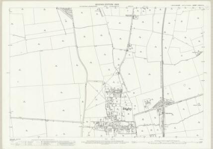 Lincolnshire LXXXVII.15 (includes: Ashby De La Launde and Bloxholm; Digby; Dorrington; Rowston) - 25 Inch Map