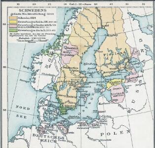 Schweden. Größte Machtentfaltung (1658)