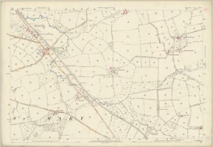 Devon LIV.11 (includes: Down St Mary; Morchard Bishop; Sandford) - 25 Inch Map
