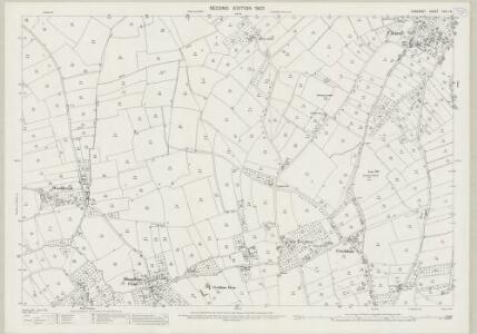 Somerset XXVI.12 (includes: Chapel Allerton; Weare; Wedmore) - 25 Inch Map