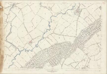 Shropshire LXIV.6 (includes: Acton Scott; Diddlebury; Eaton Under Haywood) - 25 Inch Map
