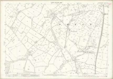 Staffordshire LVII.5 (includes: Cheslyn Hay; Essington; Great Wyrley; Hilton; Saredon) - 25 Inch Map