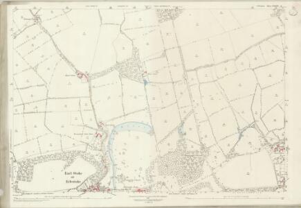 Wiltshire XXXIX.16 (includes: Cheverell Magna; East Coulston; Erlestoke; Marston) - 25 Inch Map