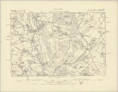 Herefordshire XXIX.SW - OS Six-Inch Map