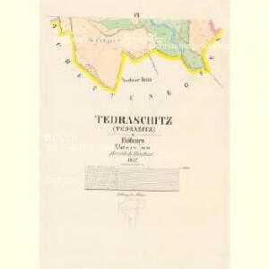 Tedraschitz (Tedrazitz) - c7845-1-004 - Kaiserpflichtexemplar der Landkarten des stabilen Katasters