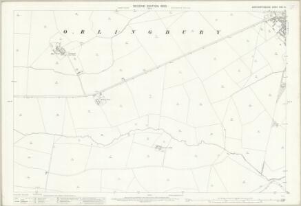 Northamptonshire XXXII.13 (includes: Hardwick; Little Harrowden; Orlingbury) - 25 Inch Map