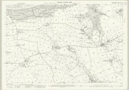 Devon XVIII.15 (includes: Alwington; Parkham) - 25 Inch Map