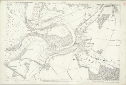 Oxfordshire XXVI.12 (includes: Bladon; Blenheim Park; Combe; Hanborough; Hensington Without; Kidlington) - 25 Inch Map
