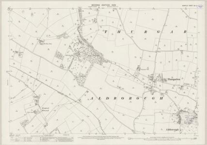 Norfolk XIX.9 (includes: Aldborough; Matlask; Wickmere) - 25 Inch Map