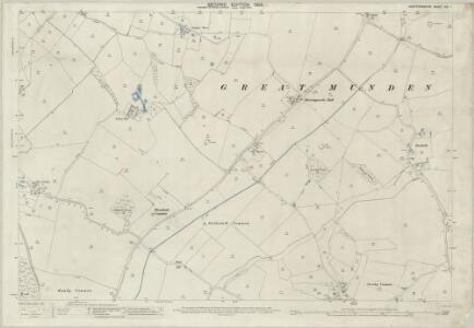 Hertfordshire XXI.4 (includes: Great Munden; Little Munden) - 25 Inch Map