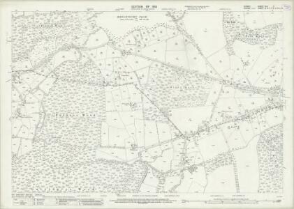 Surrey XLII.11 (includes: East Grinstead; Godstone; Horne; Worth) - 25 Inch Map