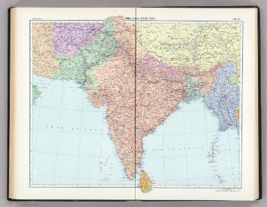 134-135.  India, Pakistan, Ceylon, Nepal, Political.  The World Atlas.