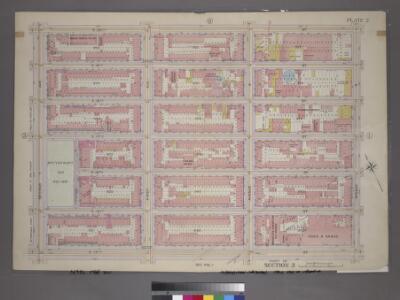 Plate 2, Part of Section 3: [Bounded by E. 20th Street, Avenue D, E. 14th Street and Second Avenue.]