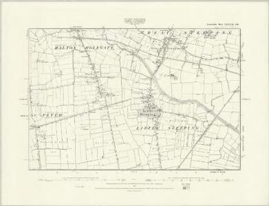Lincolnshire LXXXI.NW - OS Six-Inch Map