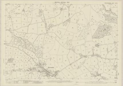 Brecknockshire XXVI.10 (includes: Is Clydach; Traean Glas; Traean Mawr) - 25 Inch Map