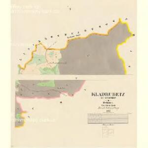 Kladrubetz (Kladrubec) - c3109-1-001 - Kaiserpflichtexemplar der Landkarten des stabilen Katasters