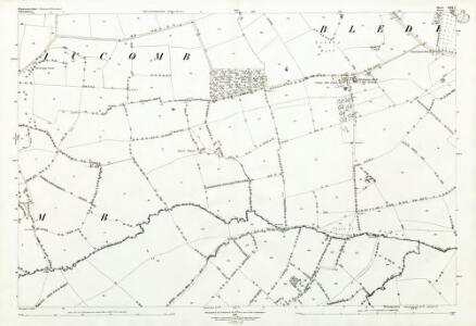 Gloucestershire XXIX.7 (includes: Bledington; Icomb; Idbury; Westcote) - 25 Inch Map