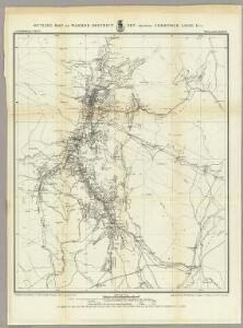 Outline Map Of Washoe District Nev. Showing Comstock Lode Etc.