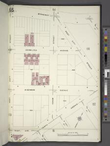 Manhattan, V. 12, Plate No. 65 [Map bounded by Broadway, W. 211th St., 10th Ave., Post Ave., W. 207th St.]