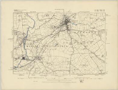 Derbyshire XLIII.SE - OS Six-Inch Map