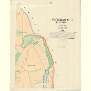 Peterswald (Pietwold) - m2279-1-003 - Kaiserpflichtexemplar der Landkarten des stabilen Katasters
