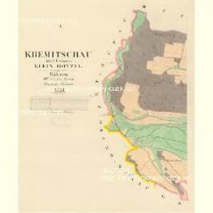 Kremitschau - m1382-1-001 - Kaiserpflichtexemplar der Landkarten des stabilen Katasters
